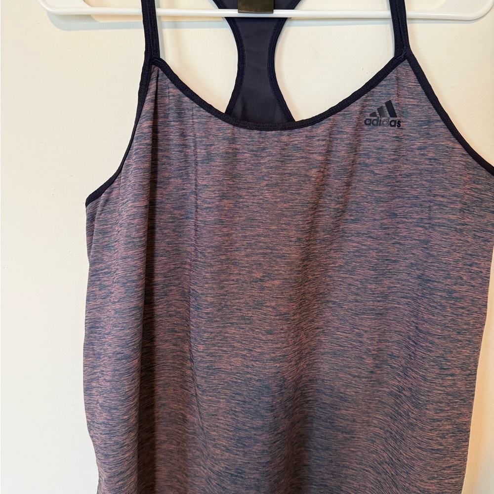 Adidas Navy Blue Sports Tank